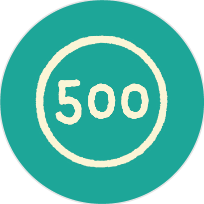 500円
